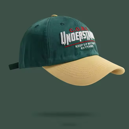 Letters Embroidery Color Blocking Baseball Cap Women men Snapback Dad Hat Outdoor Sports Sunshade Cycling Travel Hip-hop Sun Hat