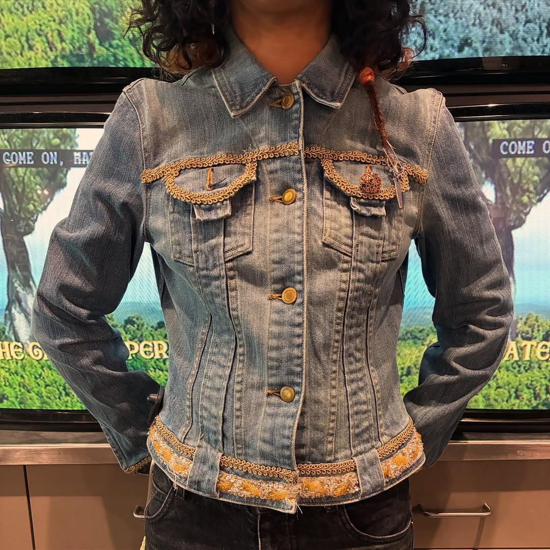 The Cowgirl Suede Fringe Jean Jacket