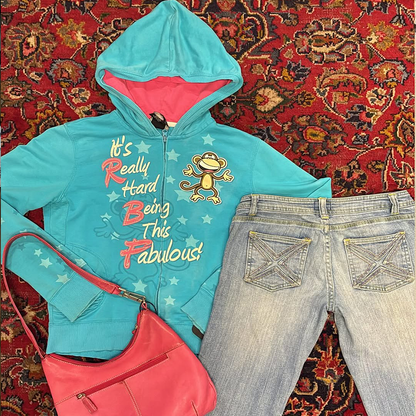 The Slogan Full-Zip Track Jacket