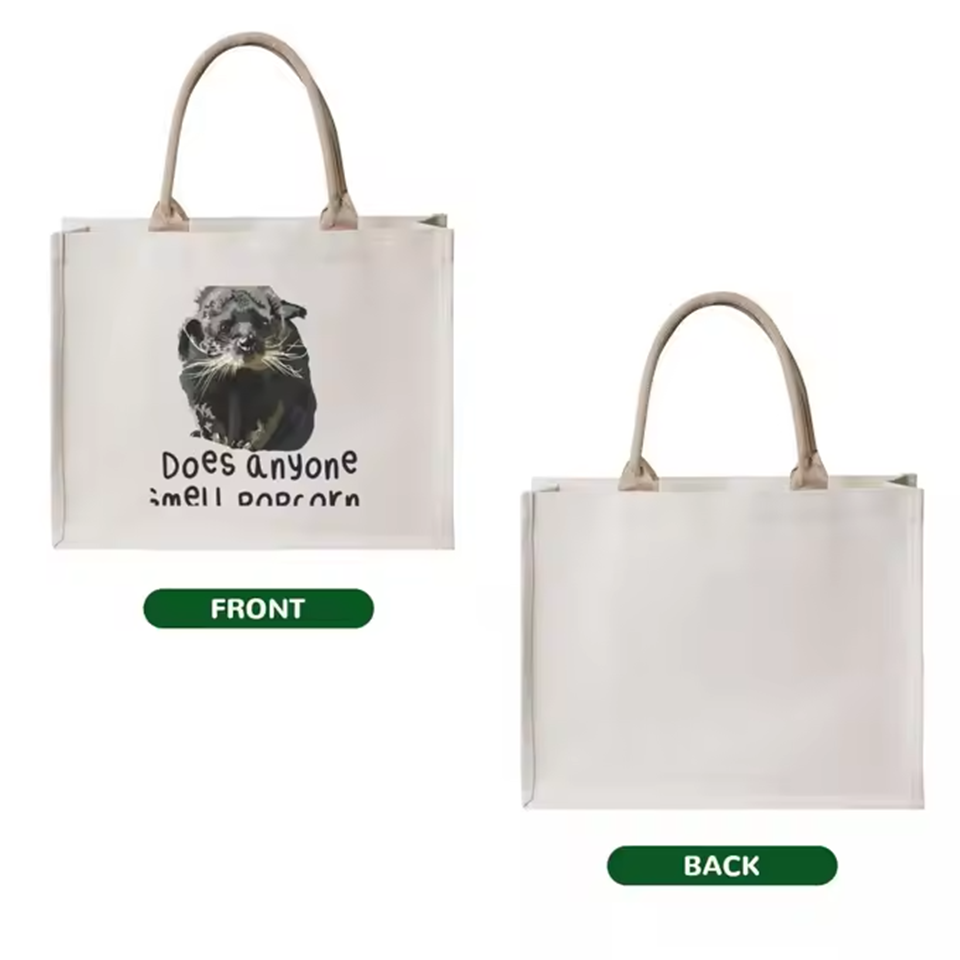 Tote Bag Supermarket Folding Bag Shopping Bag Logo Women's Tote Tote