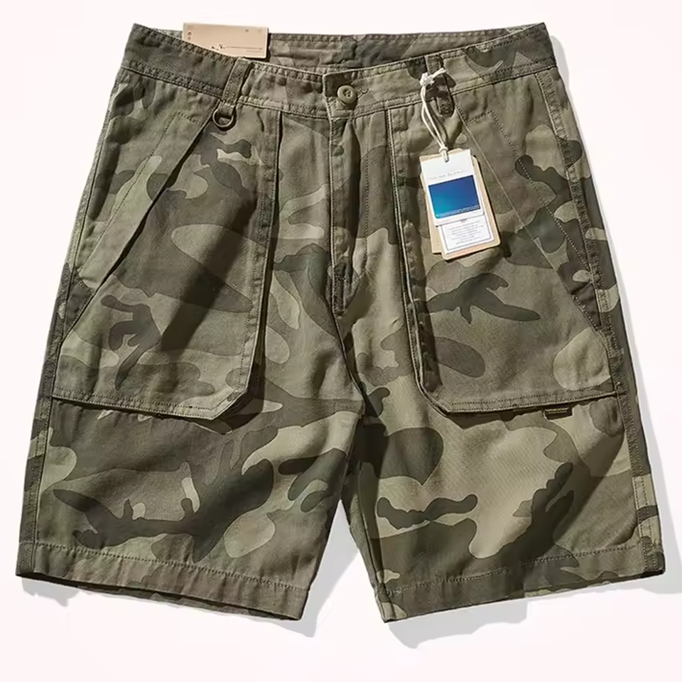Fashion Brand Tooling Shorts Boys Summer Camouflage Pants Loose Leisure Sports Pants High Street